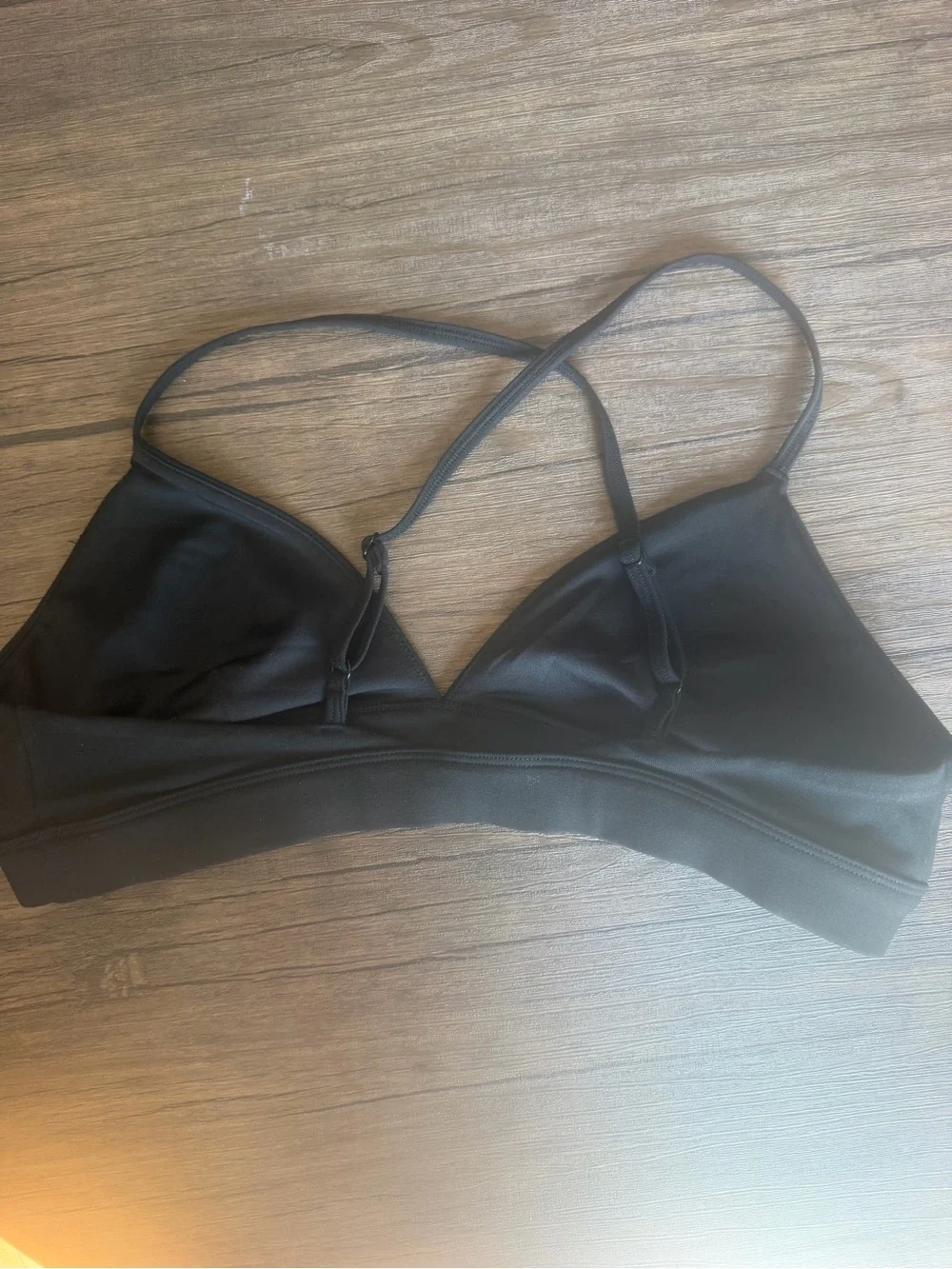 ALO Black Splendor Bra